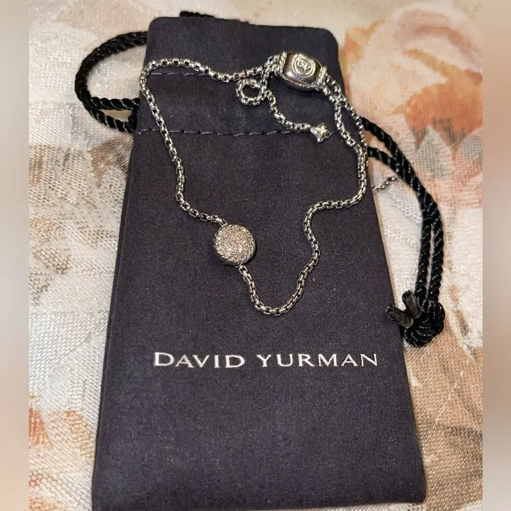 DAVID YURMAN Diamond Chatelaine Petite Pave Station Bracelet DAVID YURMAN